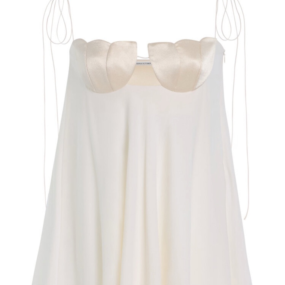 Anna October Tonia Dress Ivory Mini